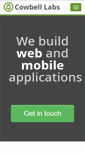 Mobile Screenshot of cowbell-labs.com